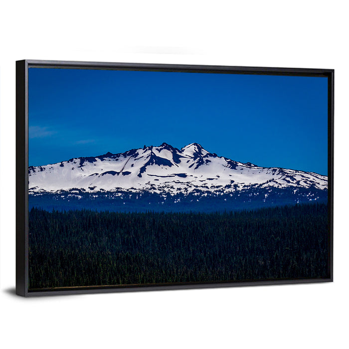 Diamond Peak, Oregon Wall Art as a framed canvas