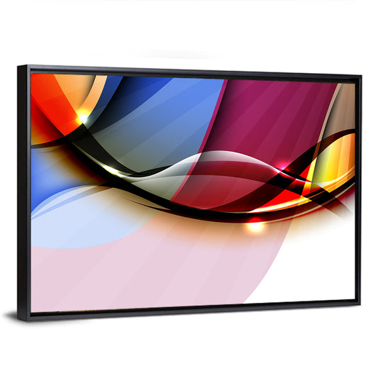 Colorful Wave Abstract Wall Art