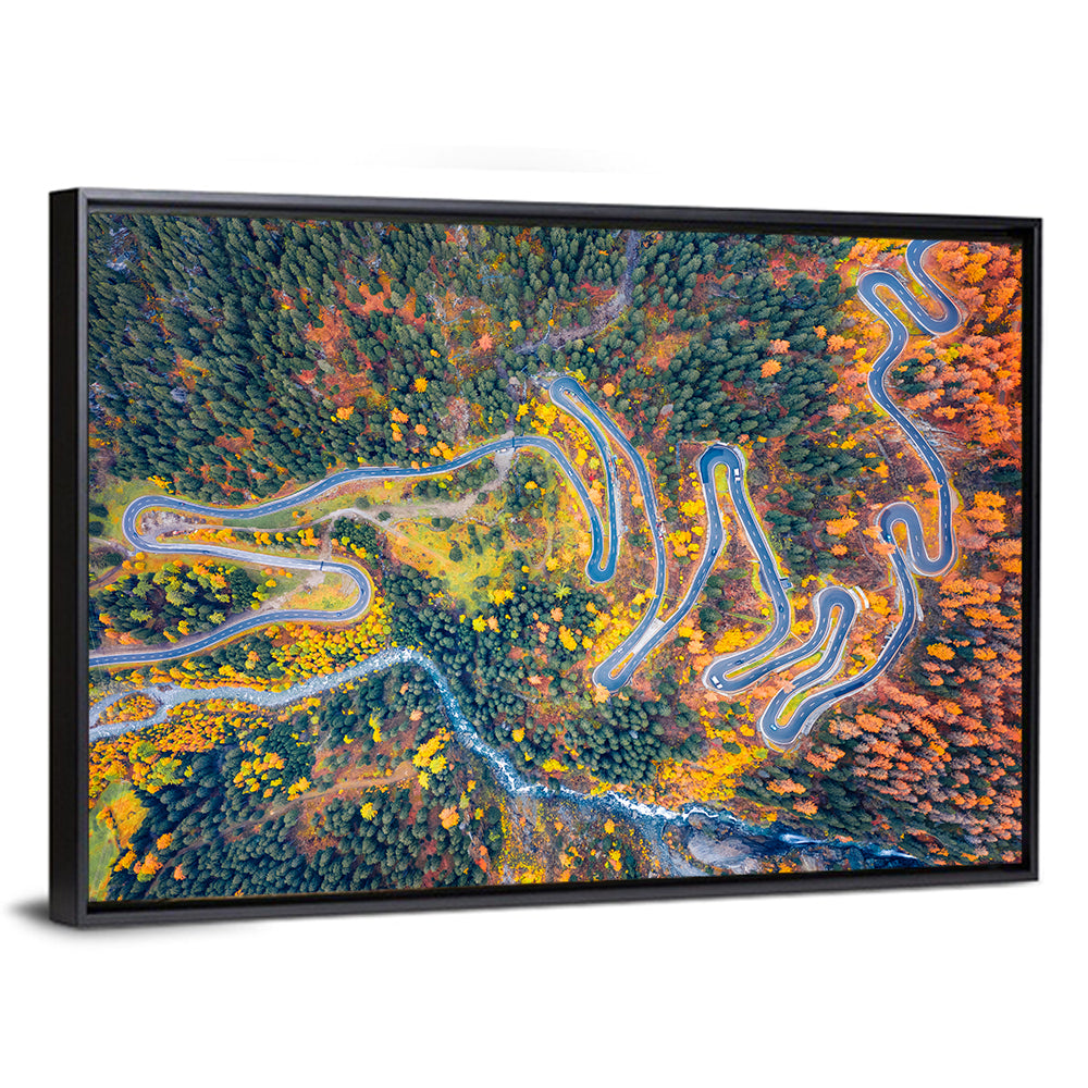 Maloya Pass Aerial View Wall Art