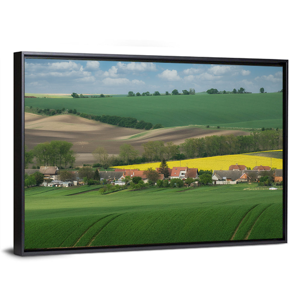 Gentle Moravian Hills Wall Art