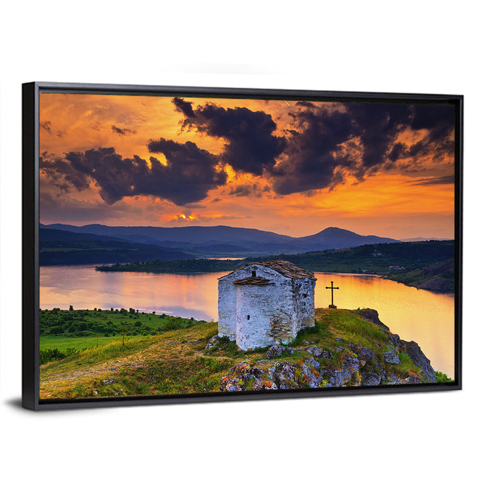 St John of Rila Chapel, Pchelitsa Wall Art as a framed canvas