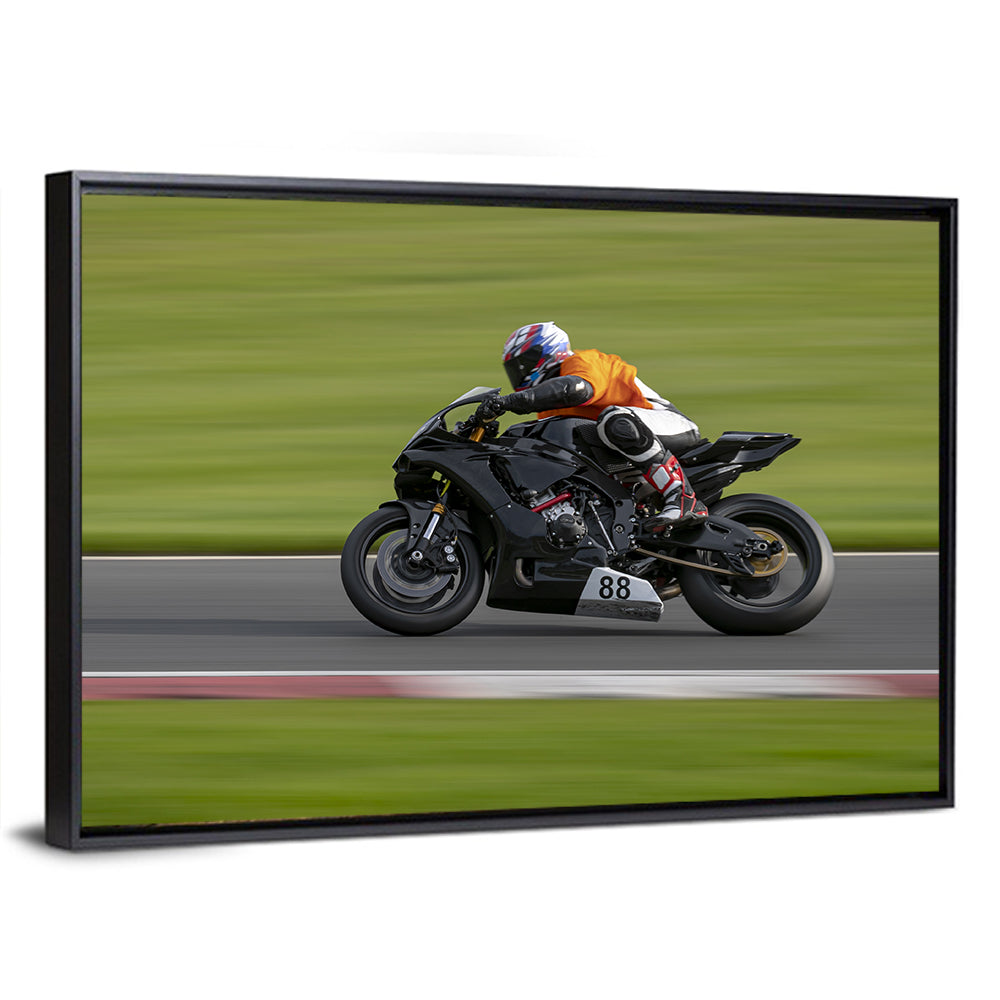 Motorcycle Racer No. 88 Wall Art