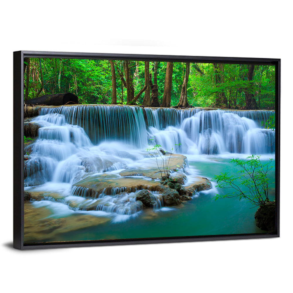 Huay Ma Khamin Erawan Waterfall Wall Art