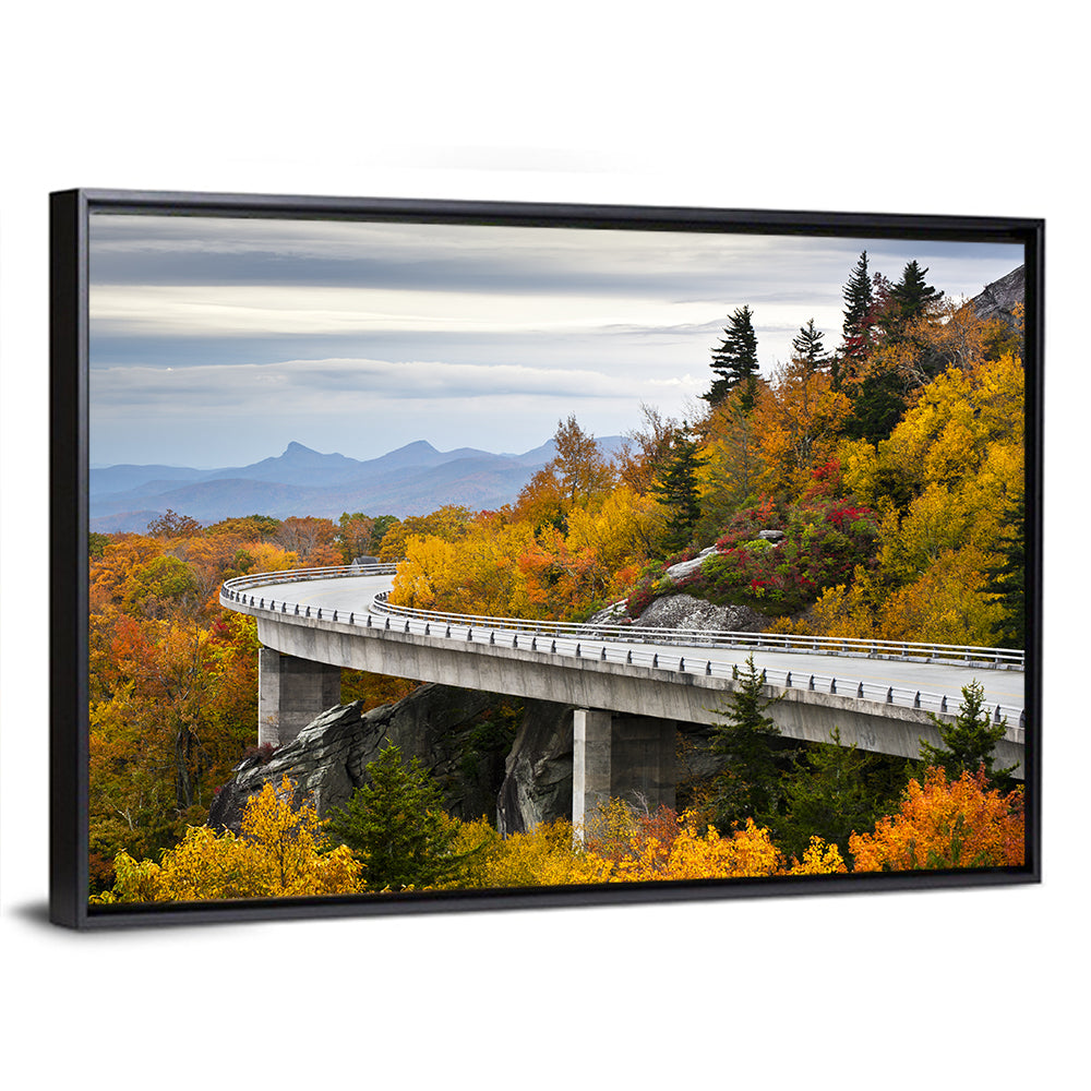 Linn Cove Viaduct at Grandfather Mountain Wall Art