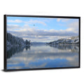 Coeur D Alene Winter Lake Reflection Wall Art