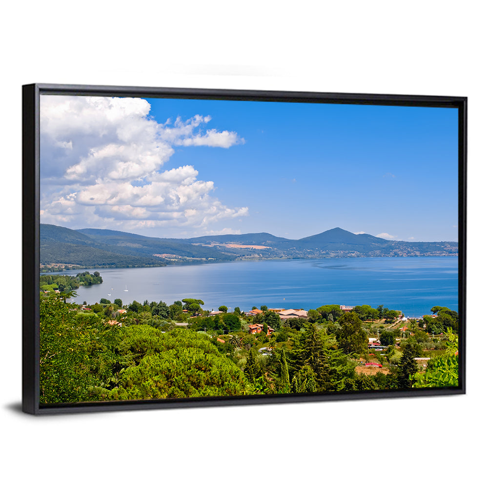 Lake Bracciano View Wall Art