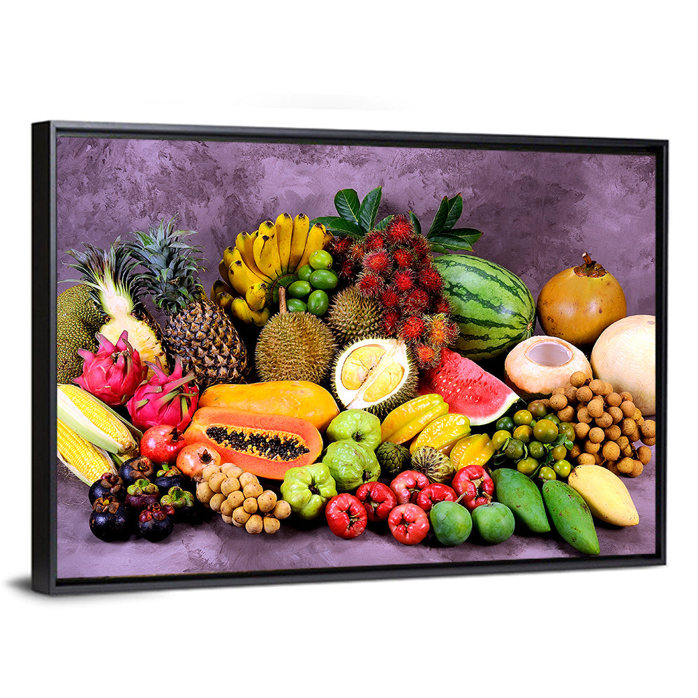 Tropical Fruit Still Life Wall Art