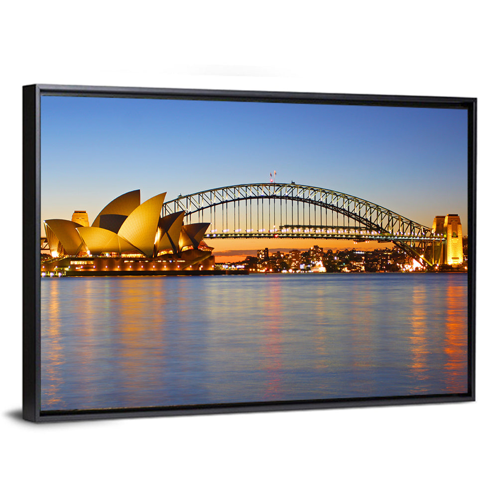 Sydney Harbour Bridge and Opera House Wall Art