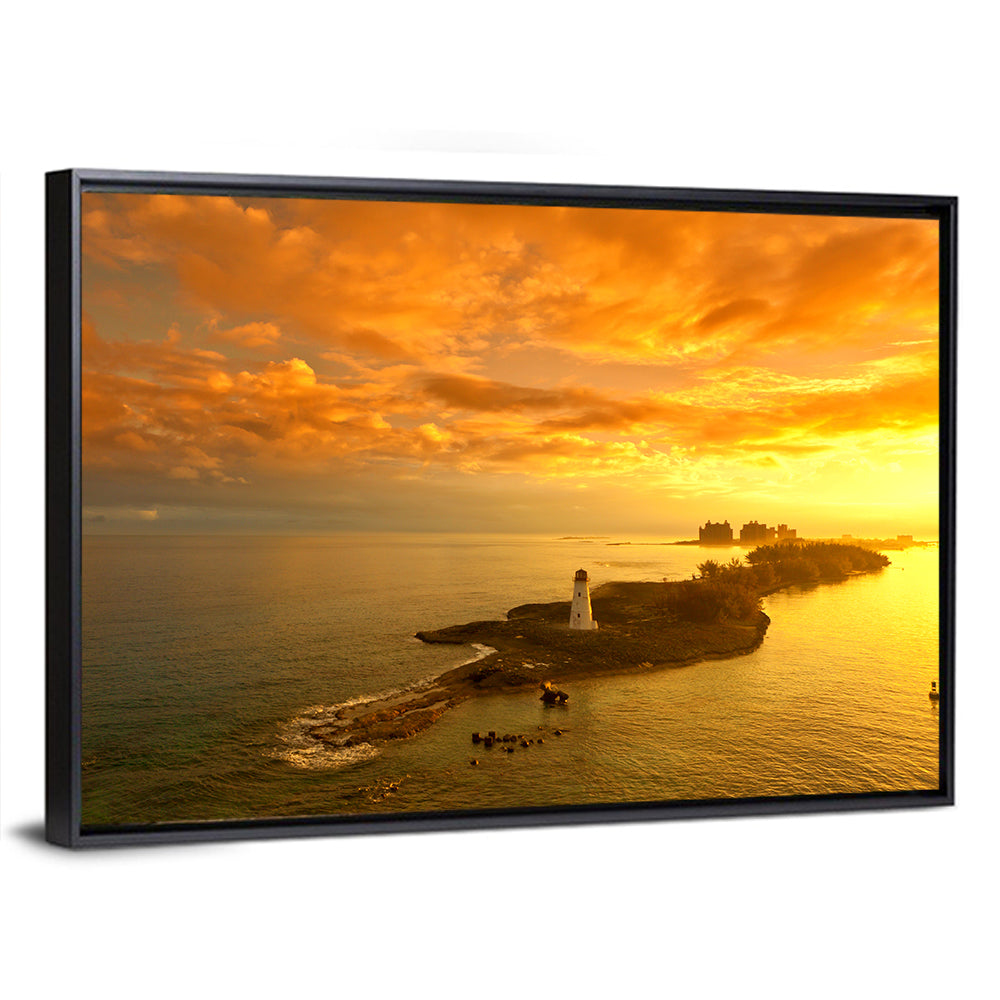 Nassau Lighthouse at Golden Hour Wall Art