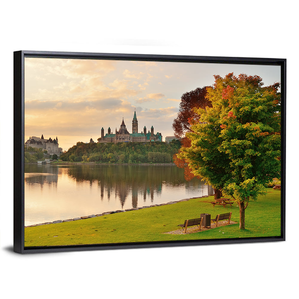 Ottawa Skyline at Golden Hour Wall Art