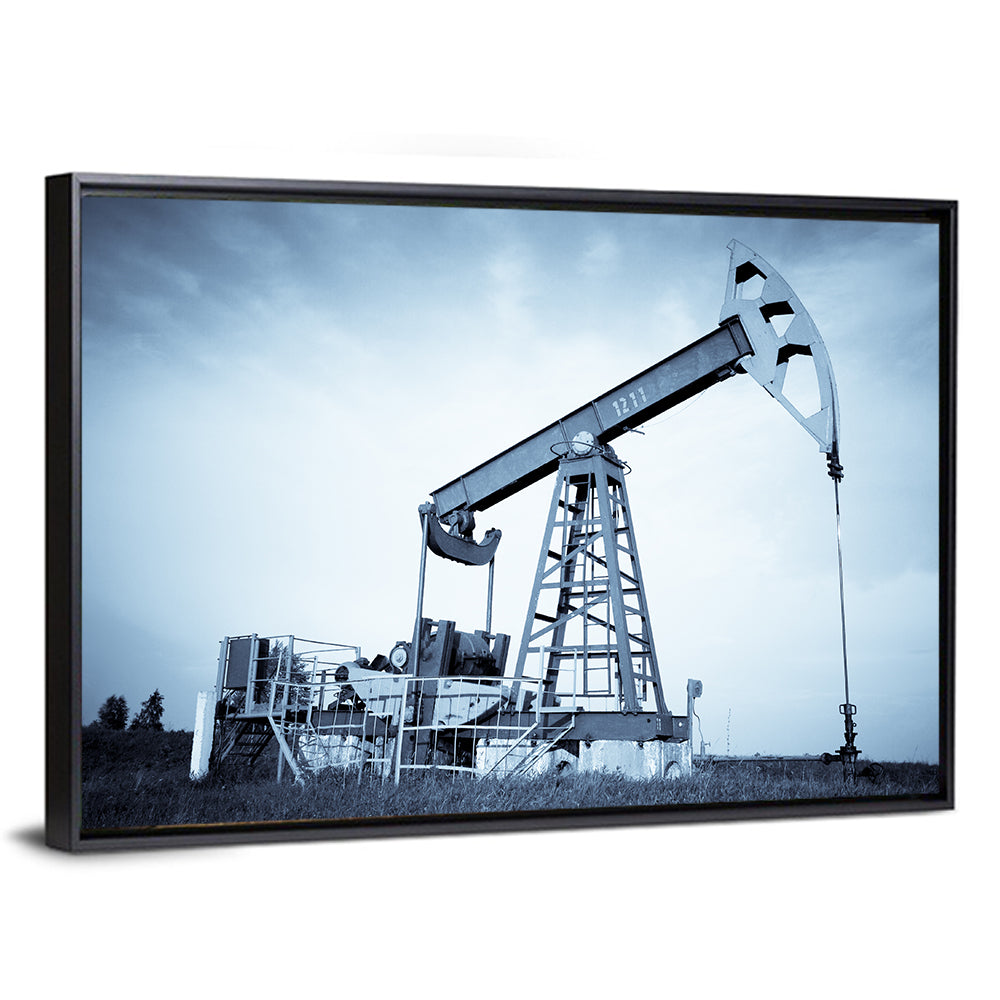 Oil Pump Jack 1211 Wall Art