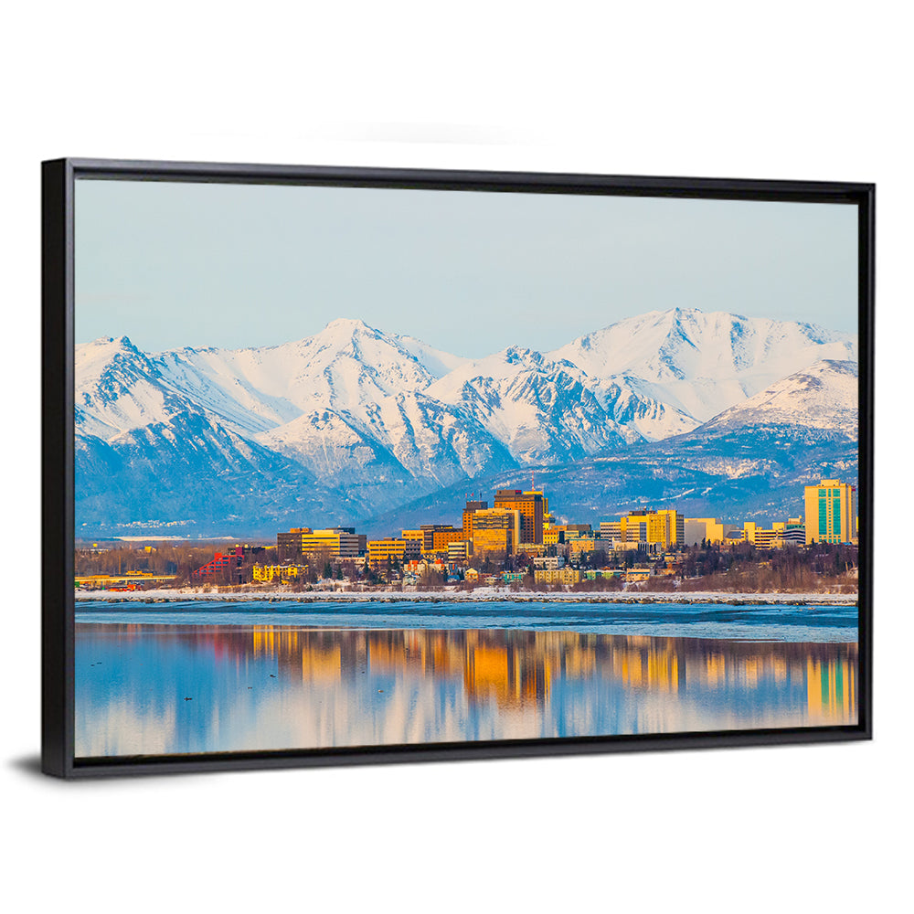 Anchorage Morning Skyline Wall Art