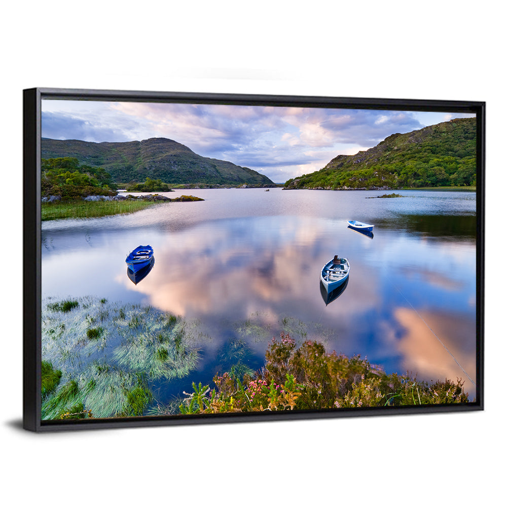 Lough Leane Rowboats at Dusk Wall Art