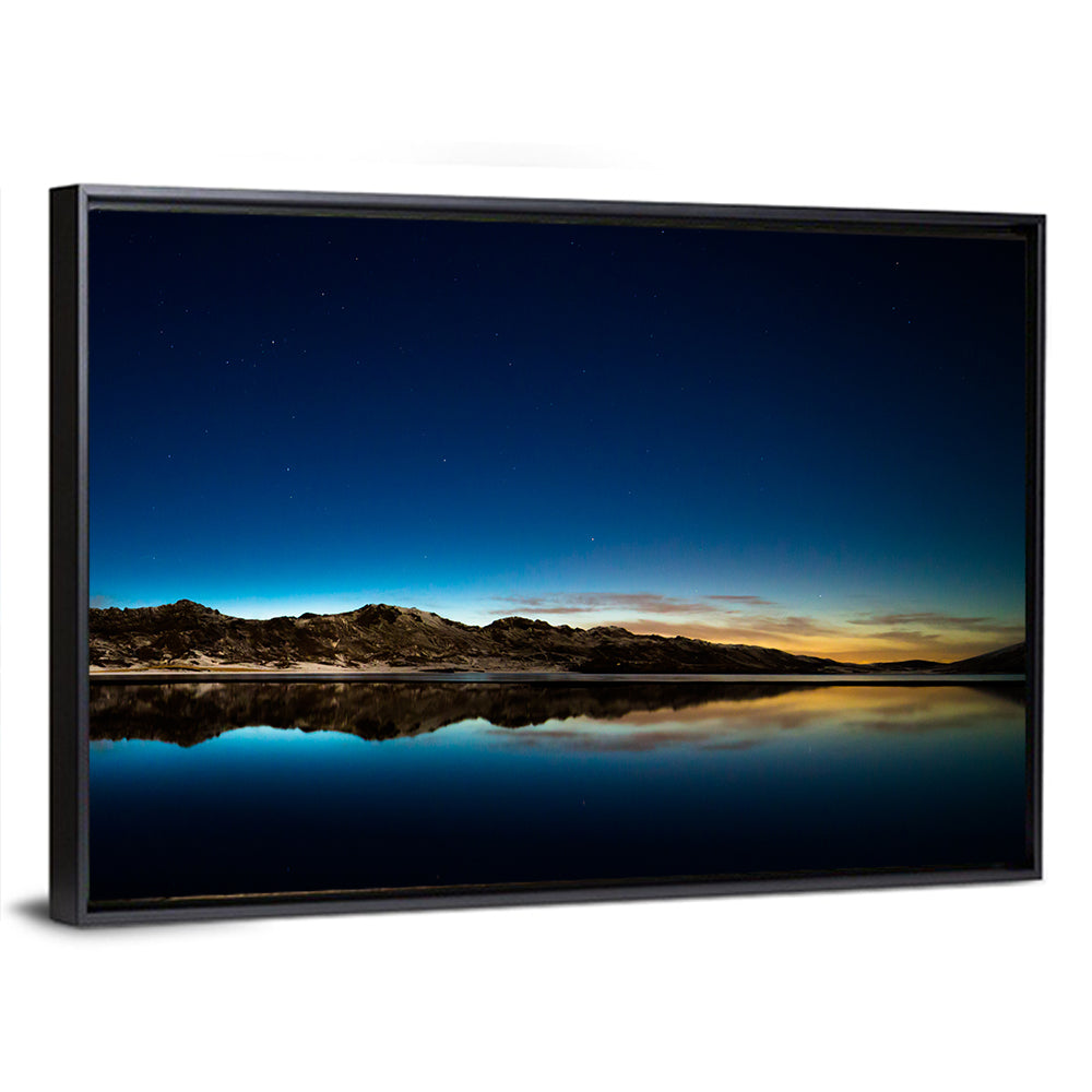 Kleifarvatn Lake at Dusk Wall Art