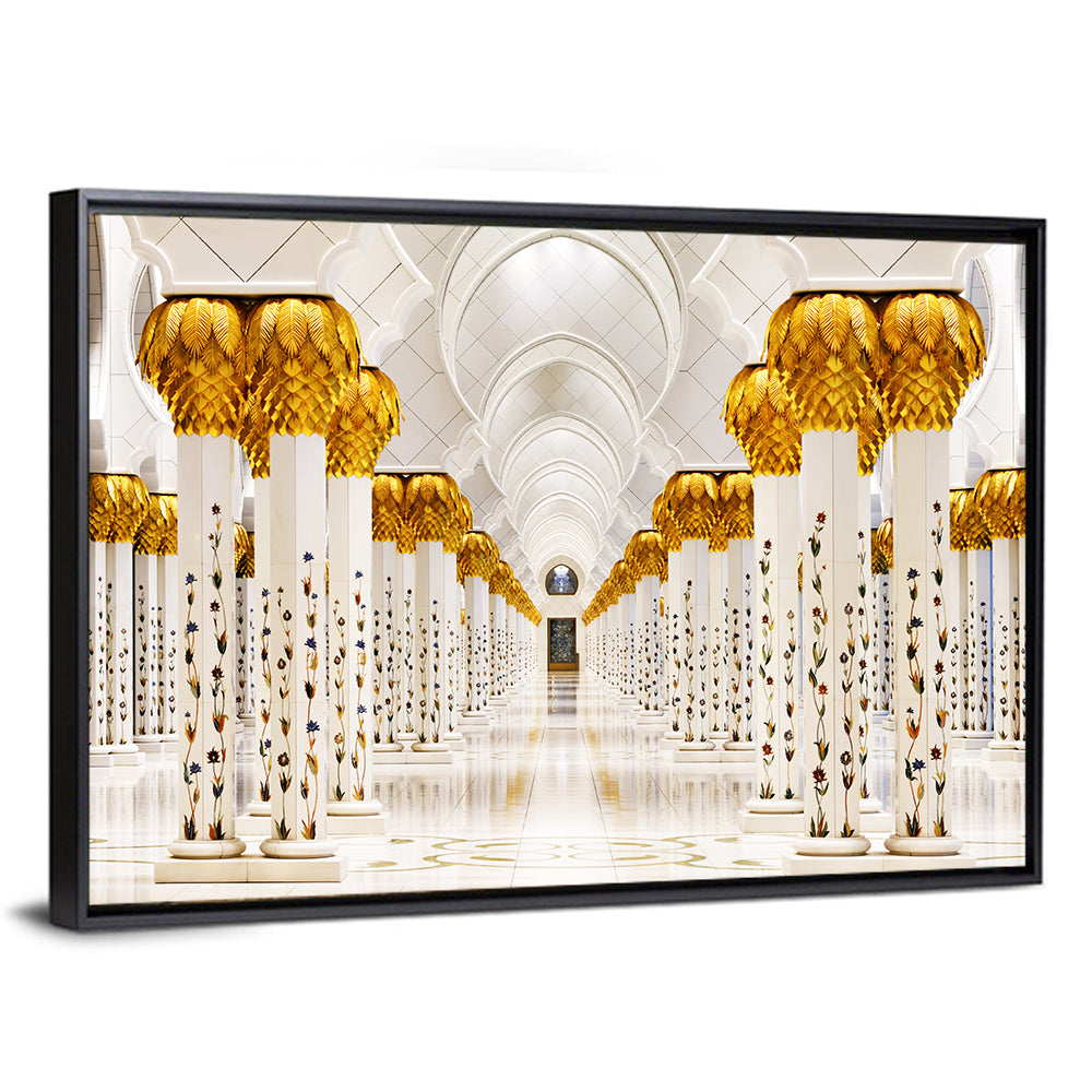 Sheikh Zayed Grand Mosque Colonnade Wall Art