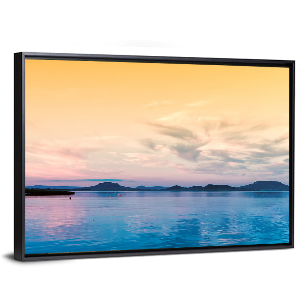 Lake Balaton at Golden Hour Wall Art