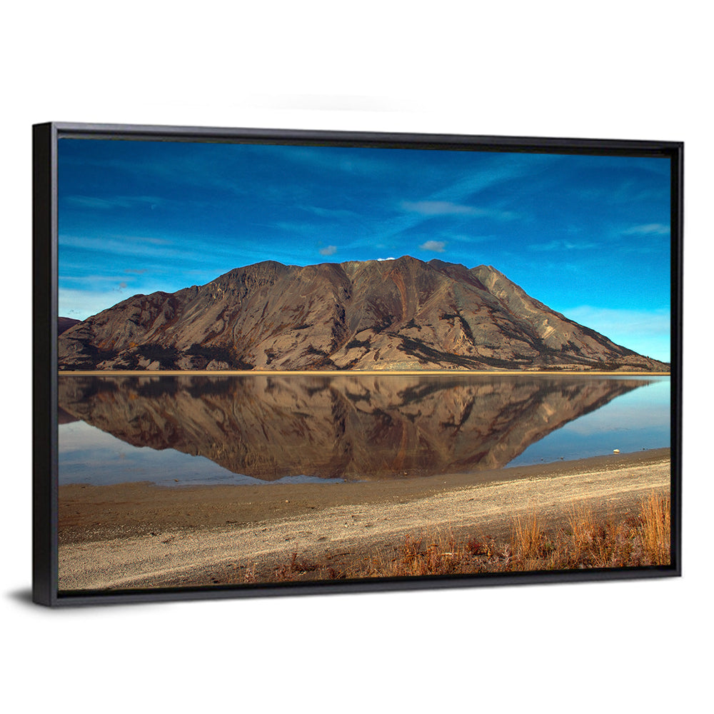 Rocky Peak Reflection, Kluane Lake Wall Art
