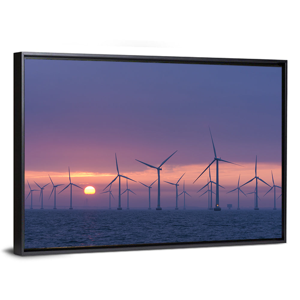 Twilight Offshore Wind Farm Wall Art