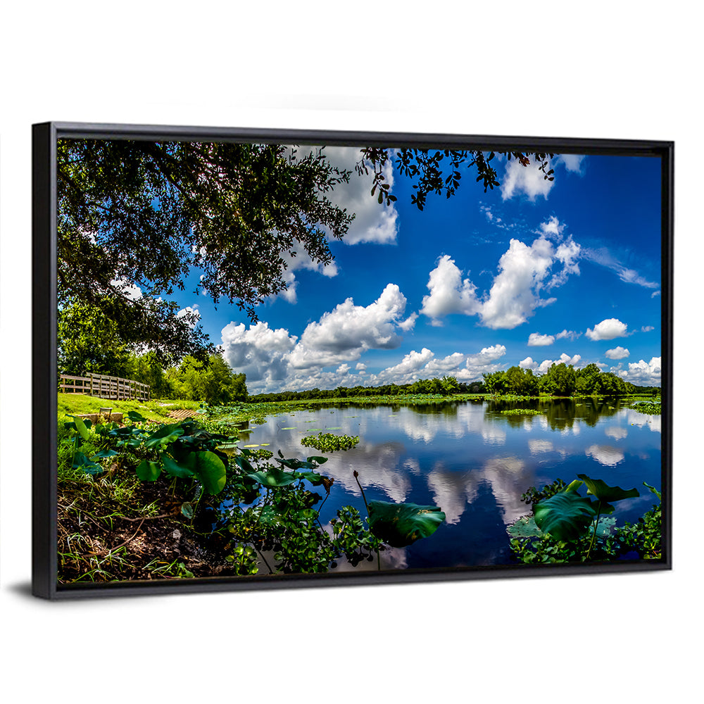 Brazos Bend Lake Reflection Wall Art