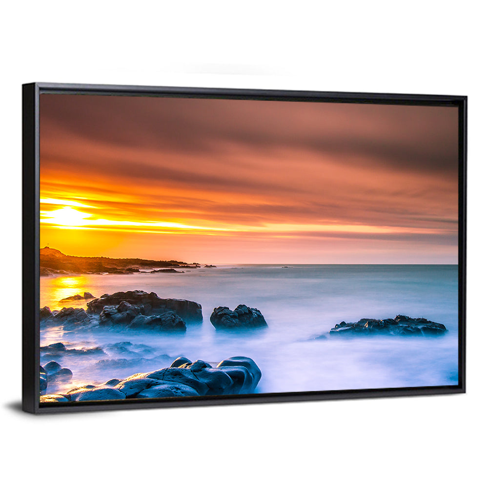 Reykjanes Golden Hour Beach Wall Art