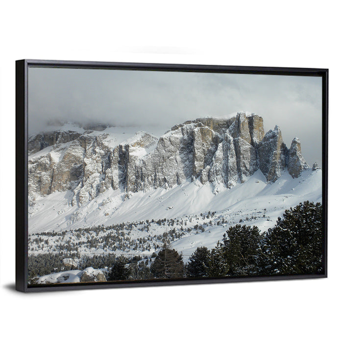 Gruppo Cella Mountains Wall Art as a framed canvas