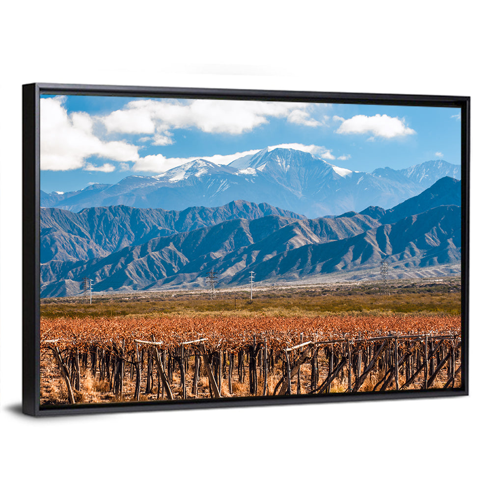 Vineyard Below Aconcagua Wall Art