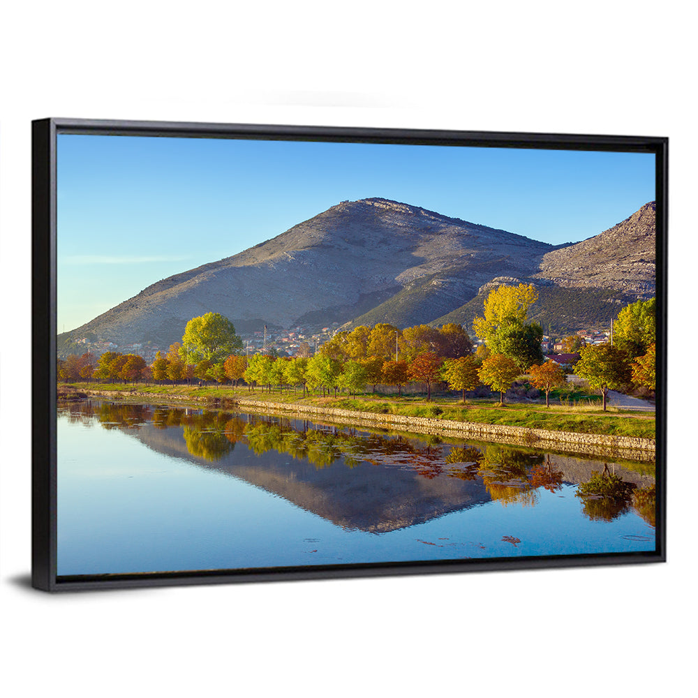 Trebišnjica River Reflection, Trebinje Wall Art