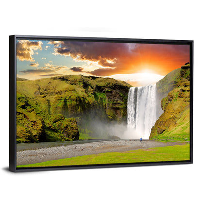 Skogafoss Waterfall Wall Art