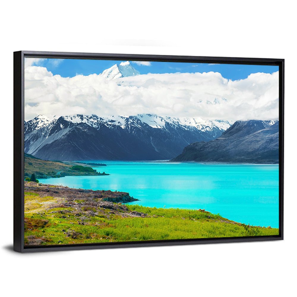 Turquoise Lake Pukaki with Mount Cook Wall Art
