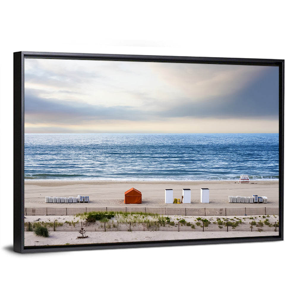 Cape May Beach Huts Wall Art