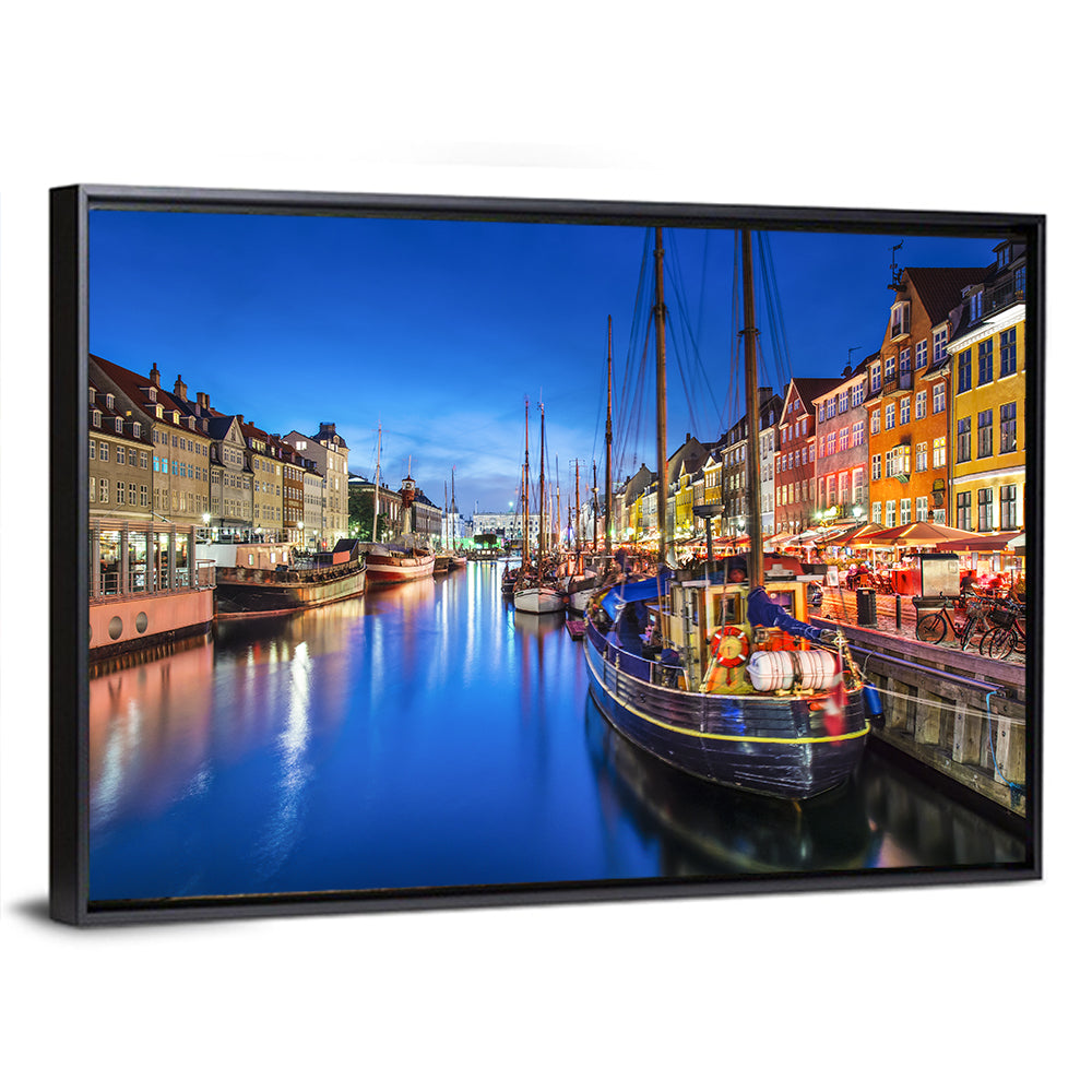 Nyhavn Canal at Dusk Wall Art