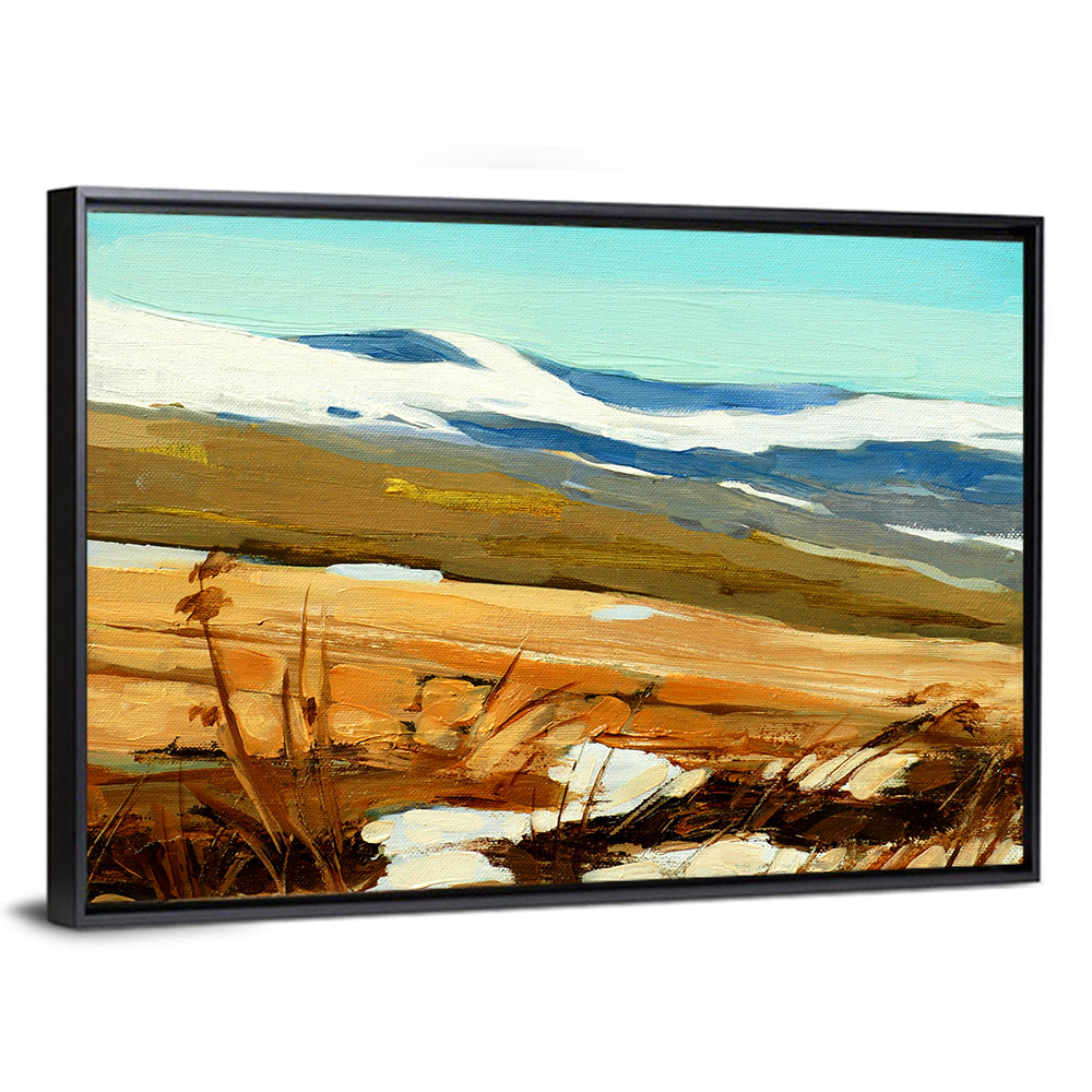 Spanish Mountain Abstract Wall Art