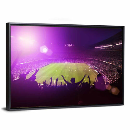 Crowded Football Stadium Wall Art