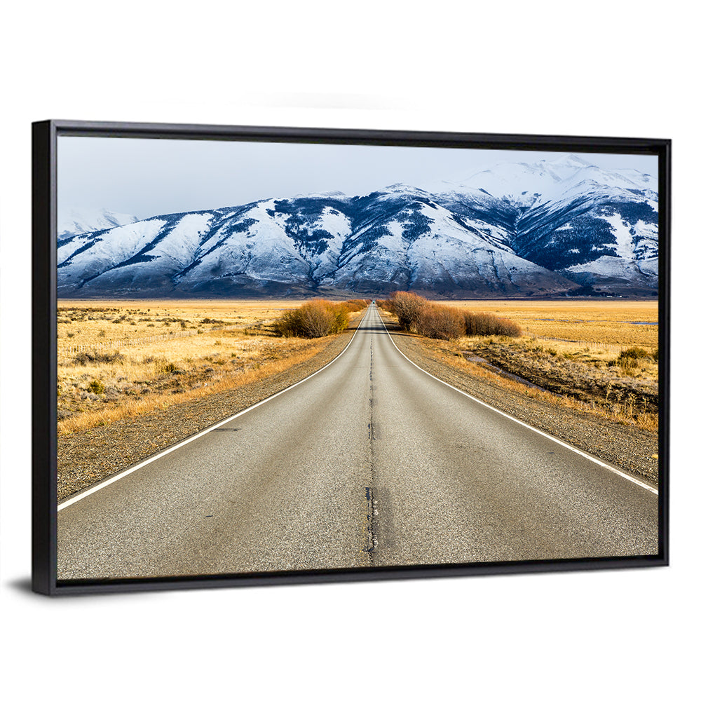 El Calafate Road with Snow Peaks Wall Art