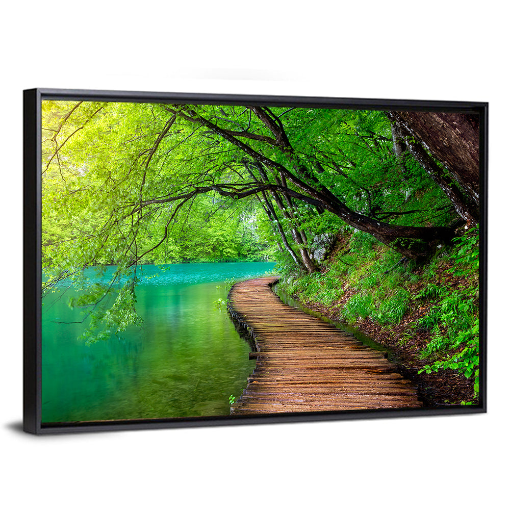 Plitvice Lakes Boardwalk Wall Art