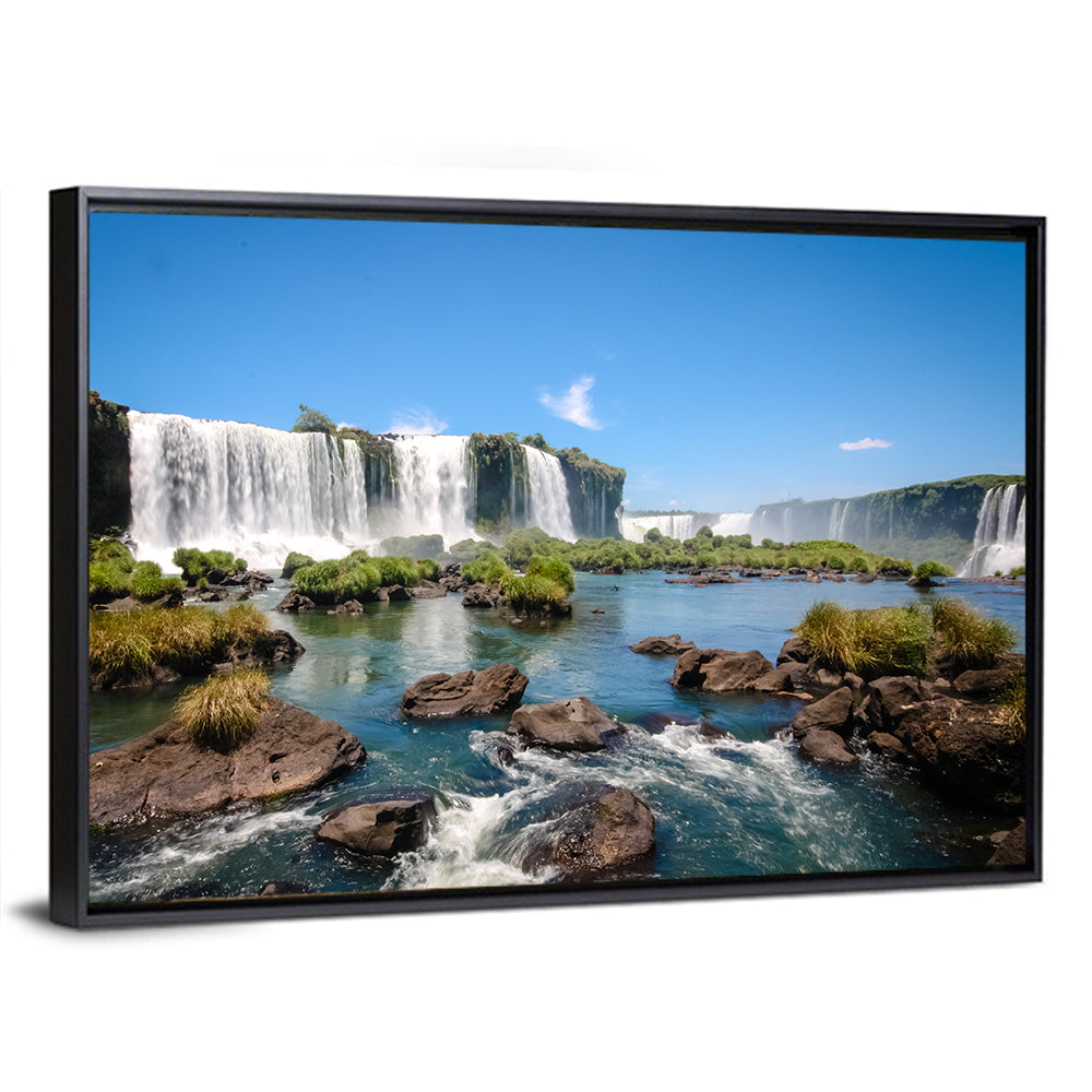 Iguazu River and Falls, Foz Do Iguaçu Wall Art