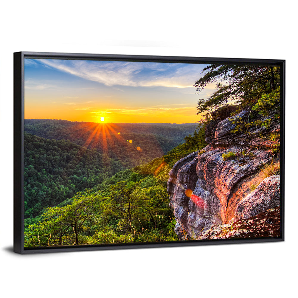 Big South Fork Gorge Sunset Wall Art