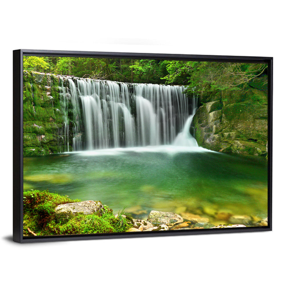 Emerald Lake Cascade Wall Art