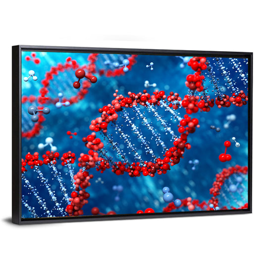 DNA Abstract Wall Art