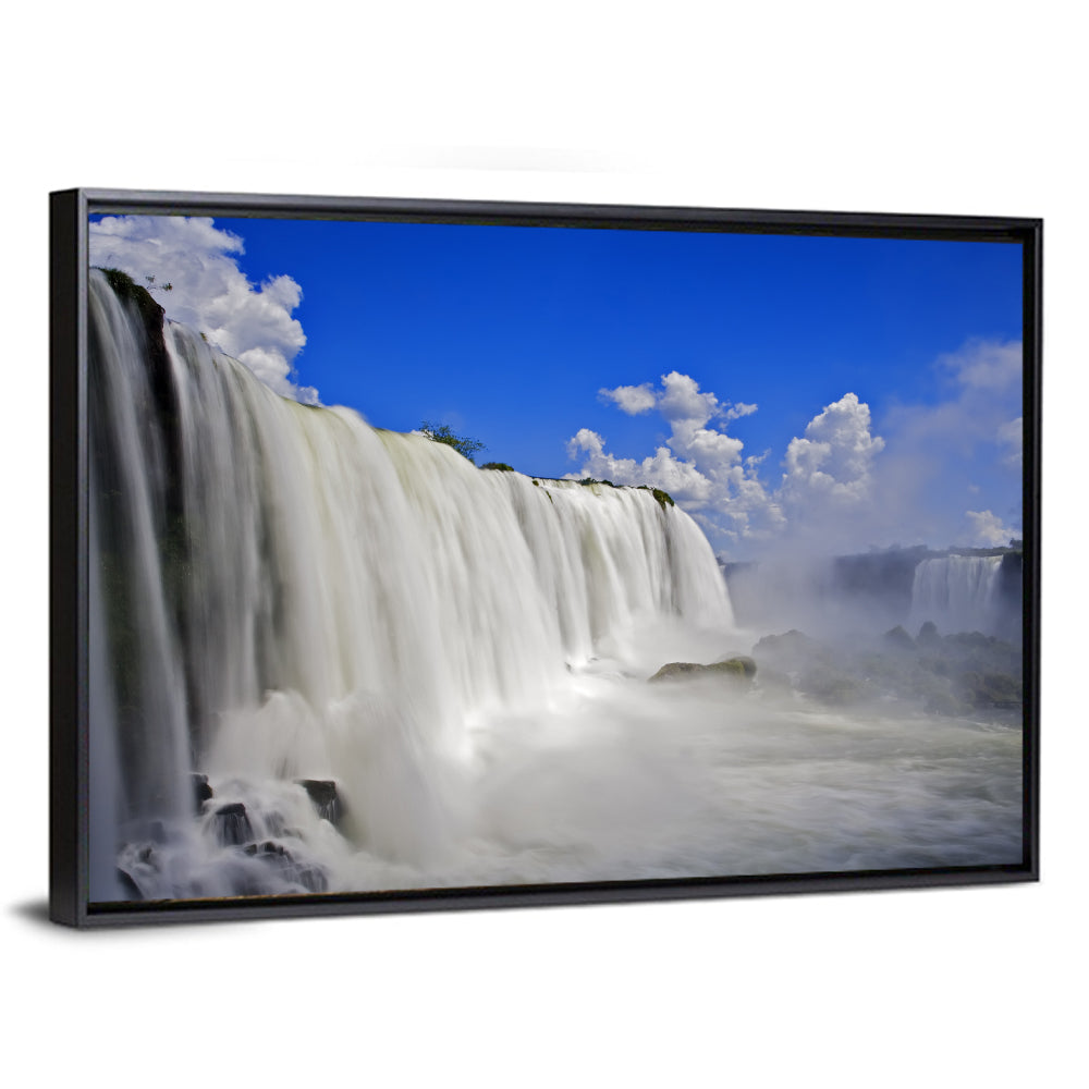 White Iguassu Falls Wall Art