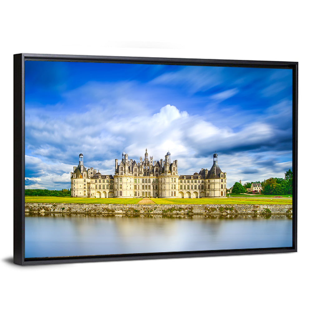 Château De Chambord Reflection Wall Art