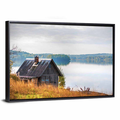 Salmon Lake & House Wall Art