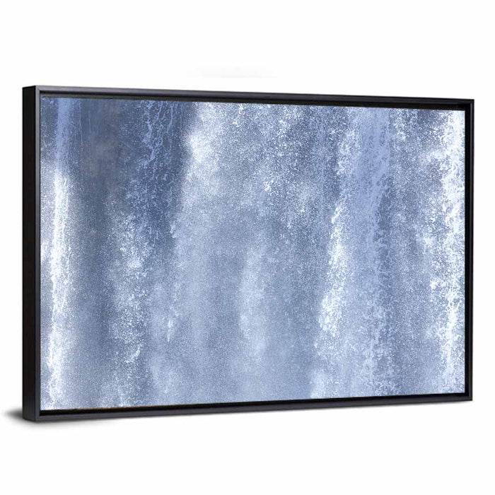 Abstract Waterfall Pattern Wall Art as a framed canvas