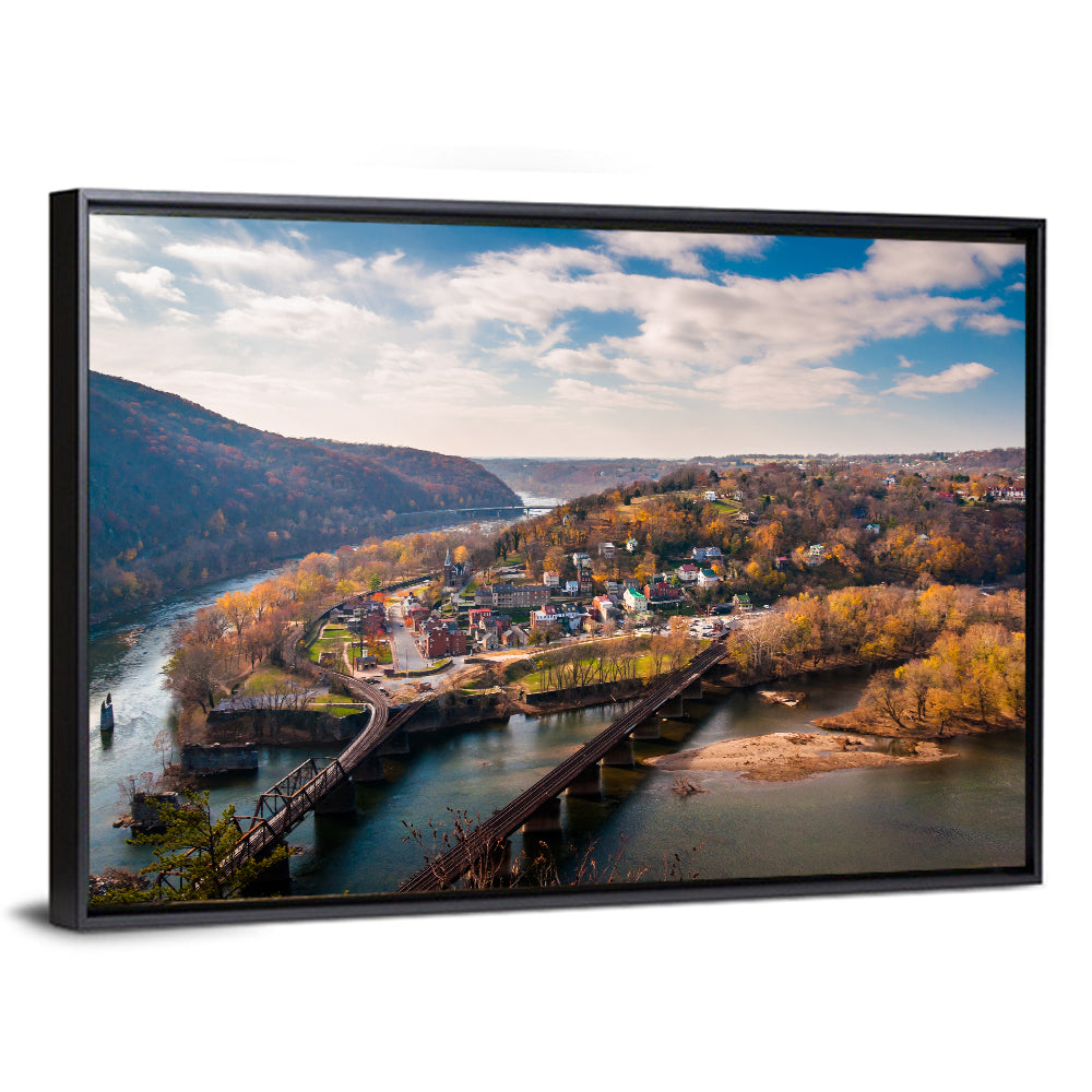 Maryland Heights Over Harpers Ferry Wall Art