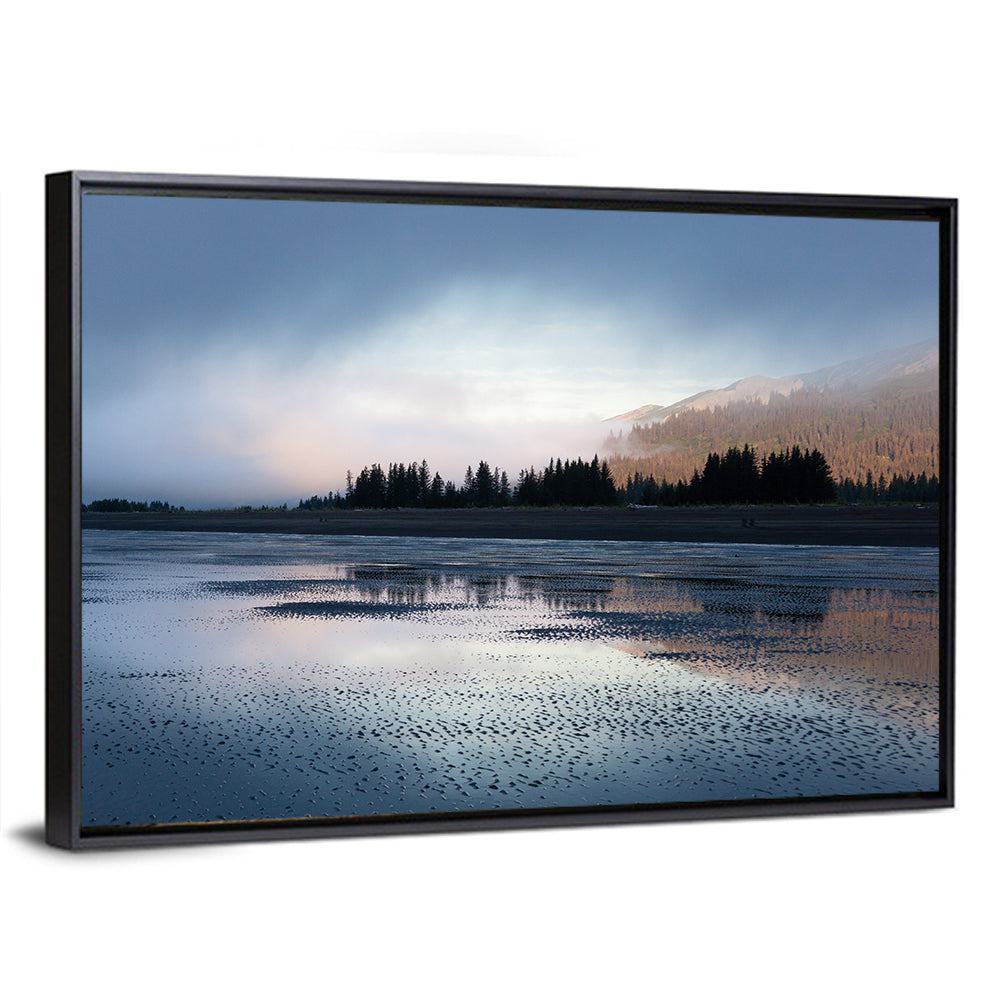 Lake Clark Foggy Shoreline Wall Art