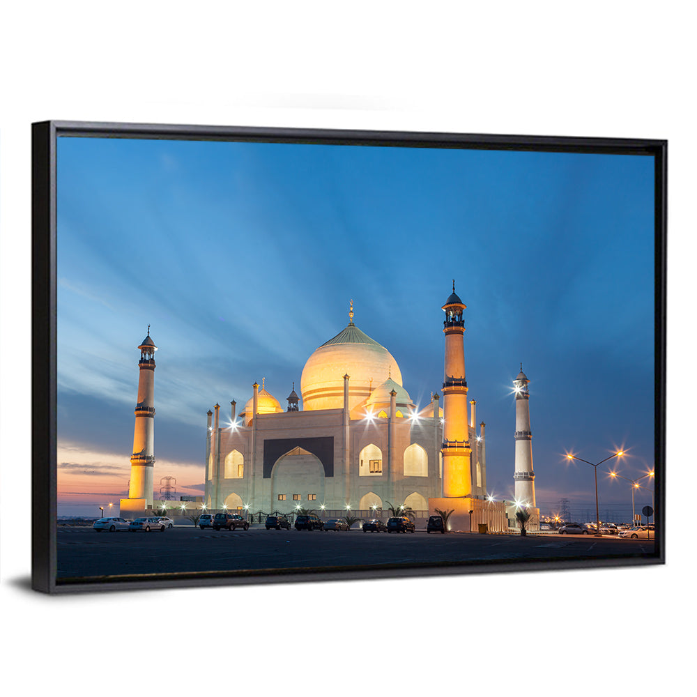Siddiqa Fatima Zahra Mosque at Dusk Wall Art