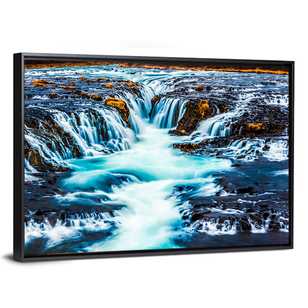 Bruarfoss Multi Tier Waterfall Wall Art