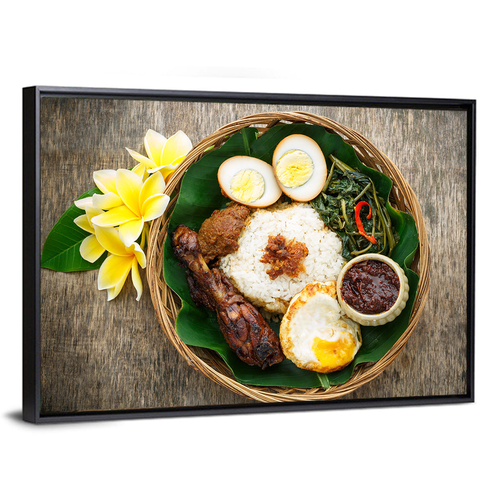 Nasi Campur Dish Wall Art