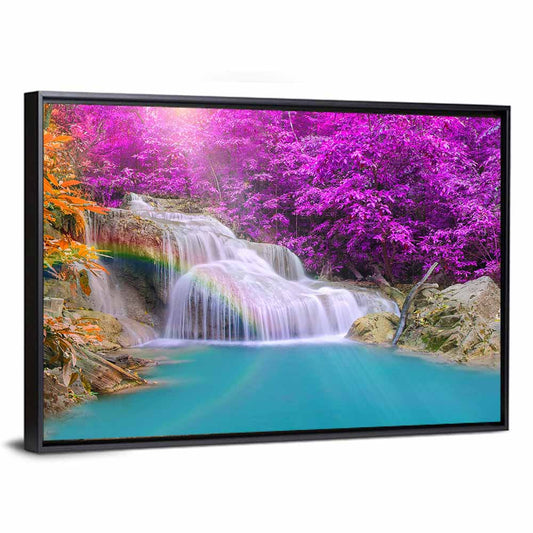 Deep Forest Waterfall Wall Art