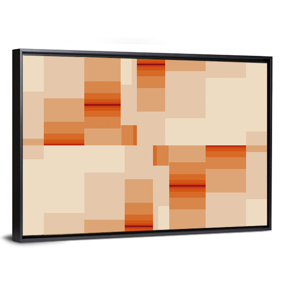 Minimalist Aerial Farm Fields Wall Art